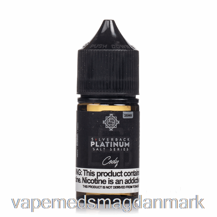 Vape Med Smag Cody - Silverback Platinum Serie Salt - 30ml 45mg